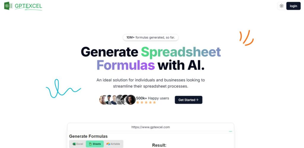 AI Excel Formula Generators