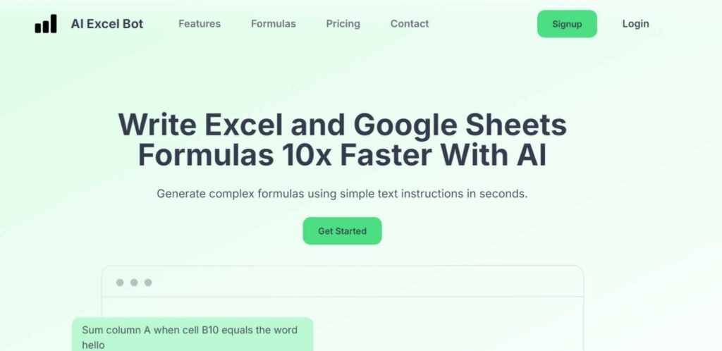 AI Excel Formula Generators