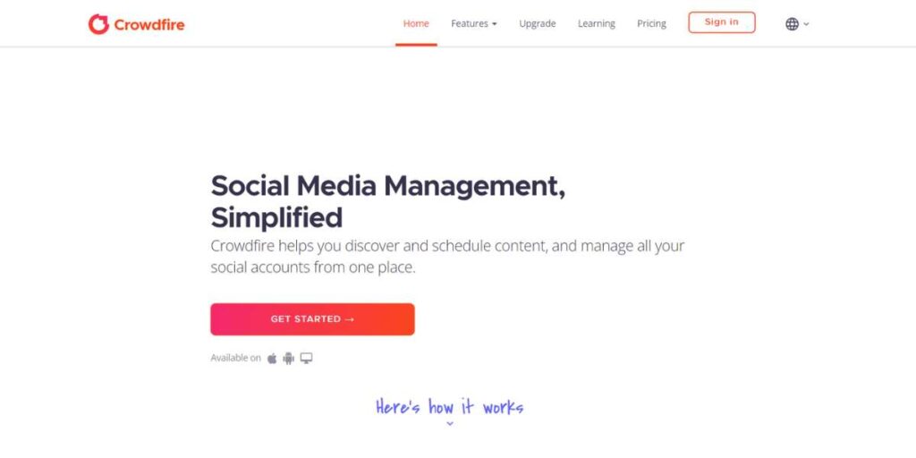 Crowdfire - Best Social Media Marketing Tools