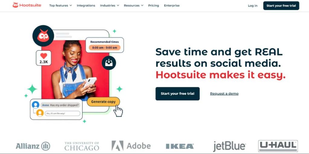 Hootsuite - Best Social Media Marketing Tools