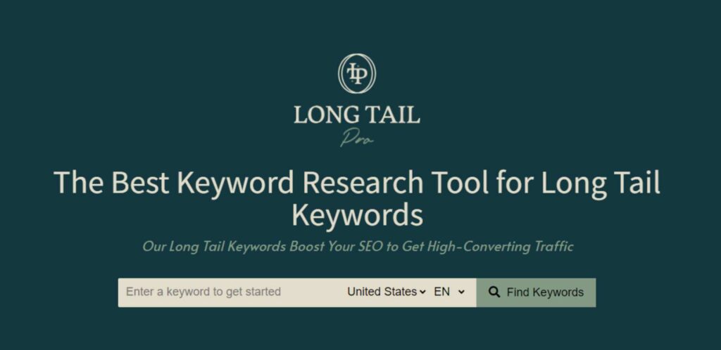 Keyword Research Tools- Longtailpro