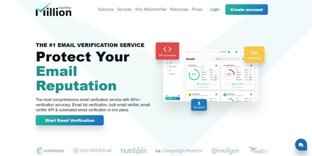 Million Verifier - Best Email Verification Tools