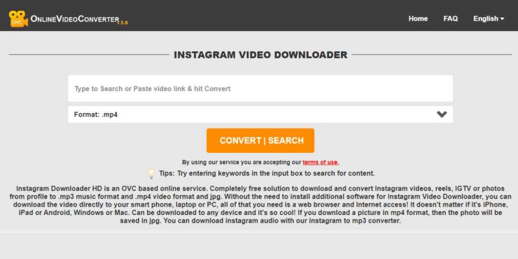 Instagram to MP3 Converter