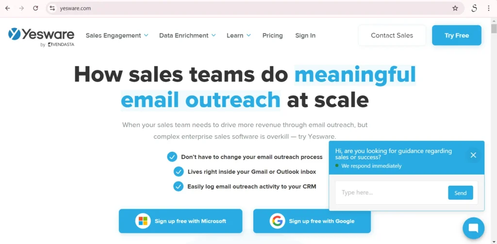 Email Outreach Tools
- Yesware