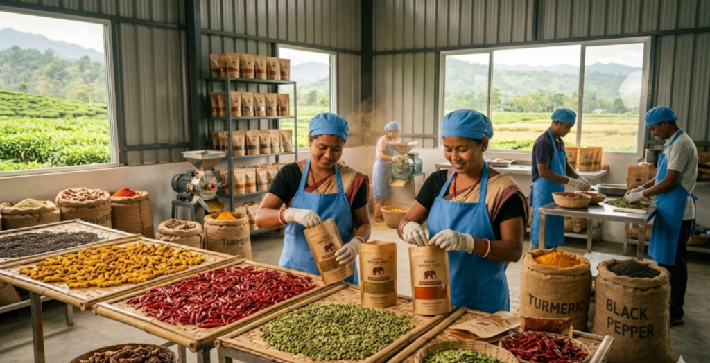 Business Idea in Assam - S‍pice Pro​cessing​ B​usines​s