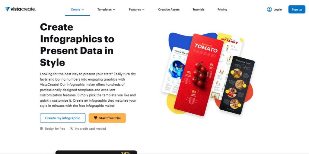 VistaCreate - Best Infographic Tools