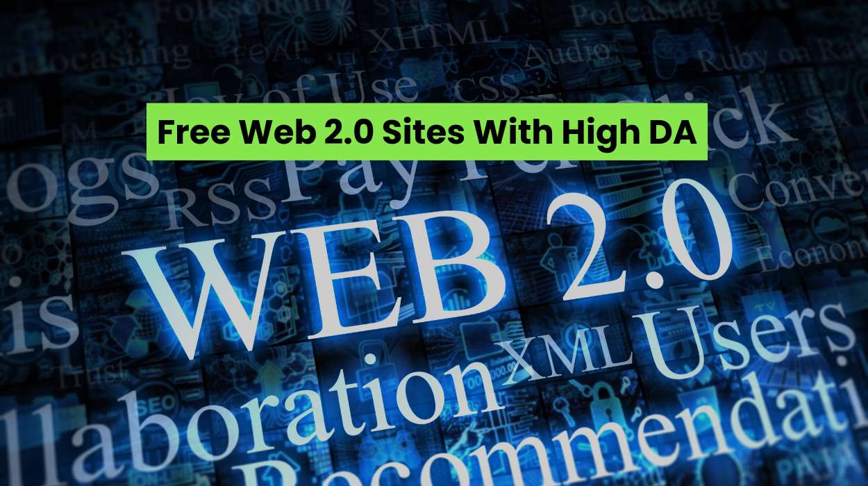 Free Web 2.0 Sites With High DA