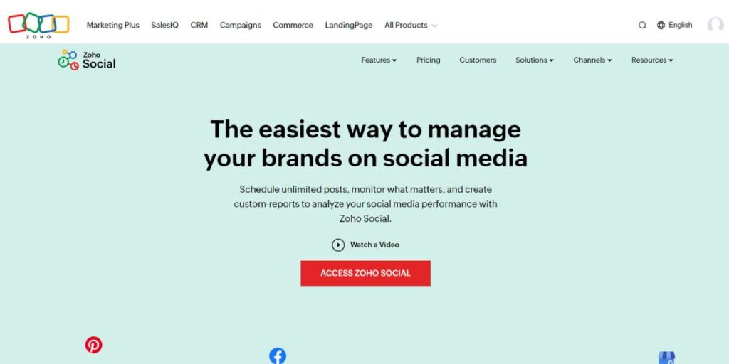 Zoho Social - Best Social Media Marketing Tools