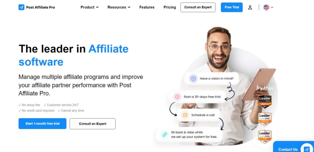 Affiliate marketing software - Post Affiliate Pro