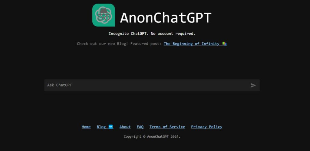 ChatGPT Alternatives - AnonChatGPT