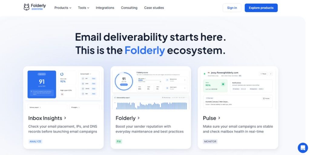 Folderly - Best Email Warm-Up Tools