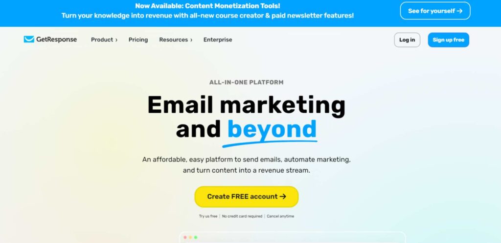 Landing Page Builders - GetResponse