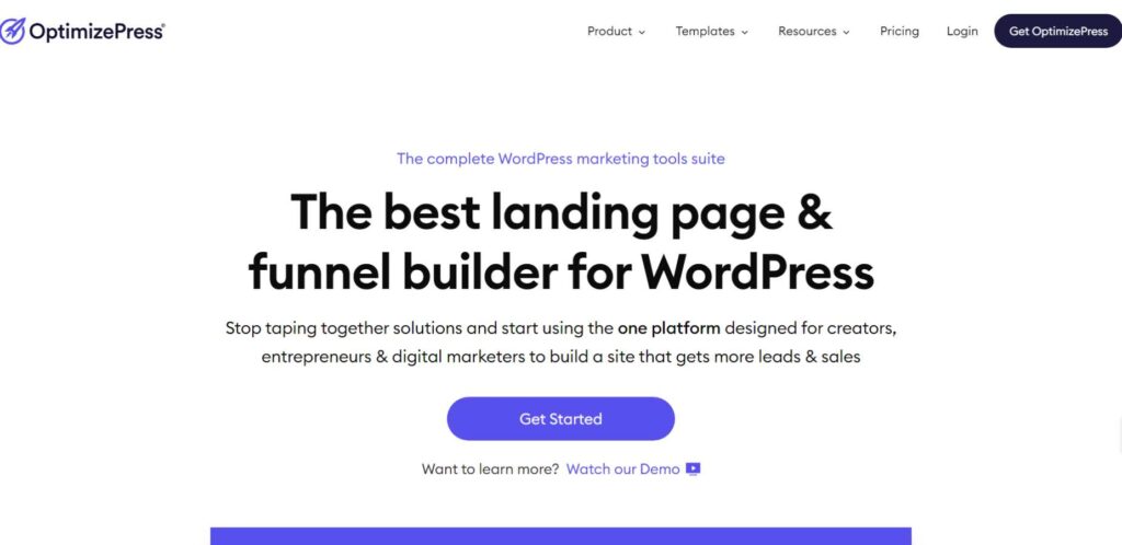 Landing Page Builders - Optimizepress