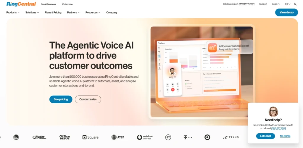 Business Voicemail Transcription Services- Ri⁠ngC‌entral‌ MVP‌