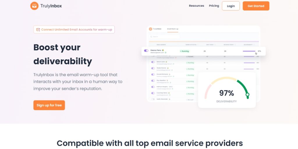TrulyInbox - Best Email Warm-Up Tools
