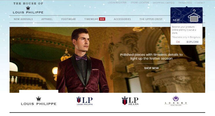 Louis Philippe - Best fashion brands in India