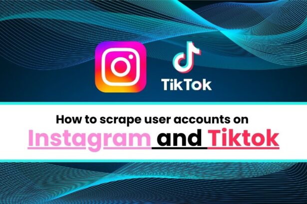 How to scrape user accounts on instagram and tiktok