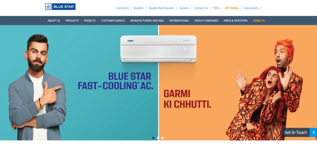 Manufacturing Companies in Mumbai - Blue Star Limited