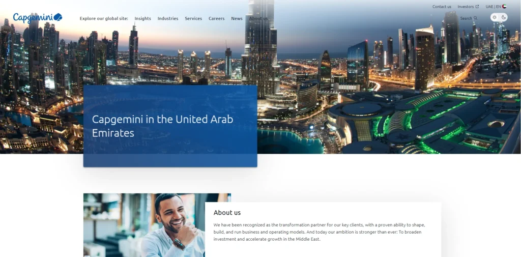 IT Companie in Dubai-Capgemini