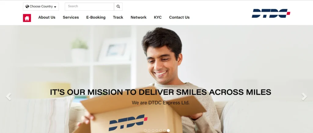 Logistics company in India-DTDC