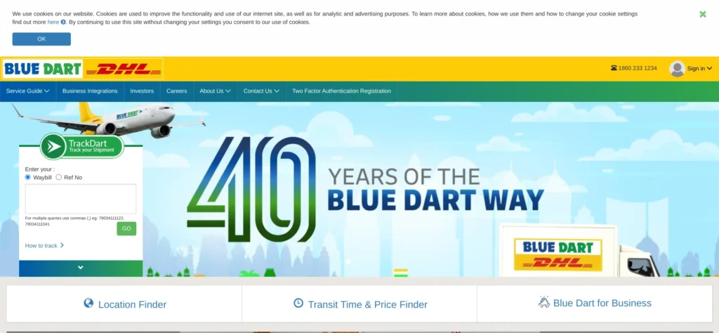 Logistics Companies in Pune - Blue Dart