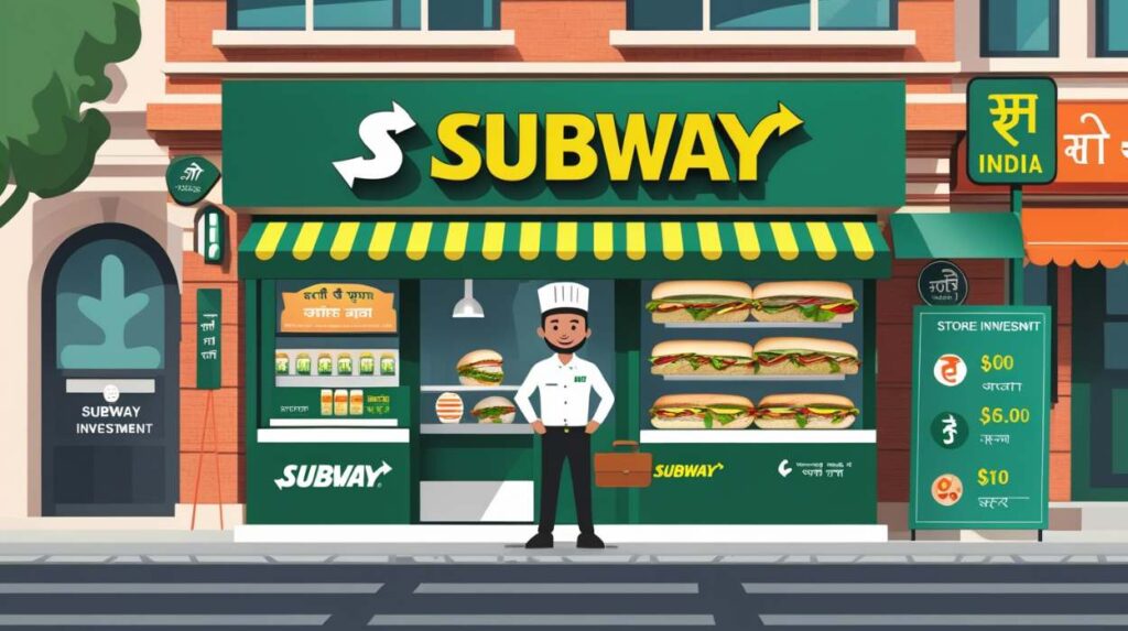 Subway Franchise Cost in India