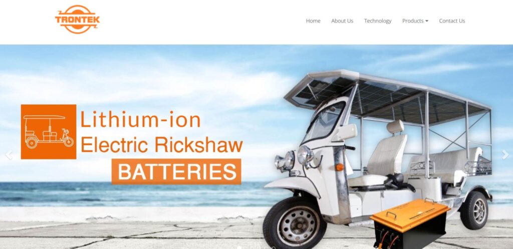 EV Battery Manufacturers in India - Trontek