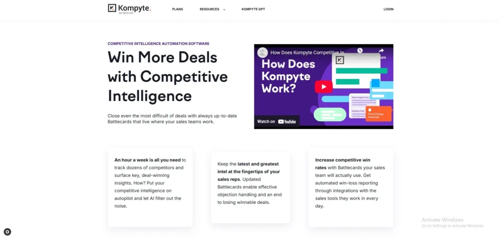 Google Ads competitor analysis tool- -Kompyte