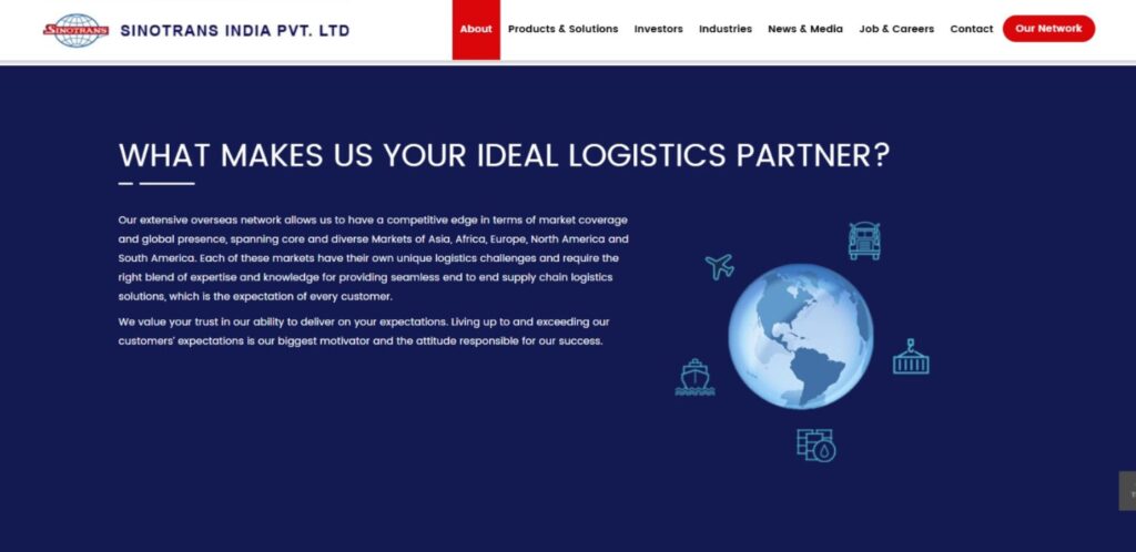 Logistics Company in the World-Sinotrans Limited