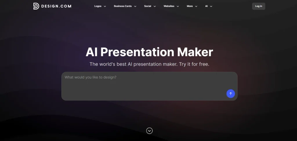 Design.com - AI Tool for Presentations