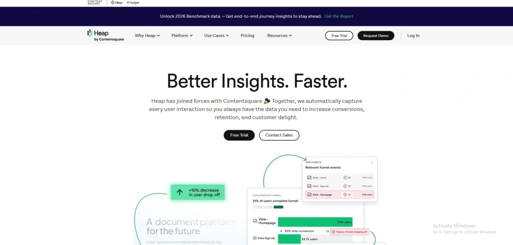 Ecommerce Analytics Tool- Heap