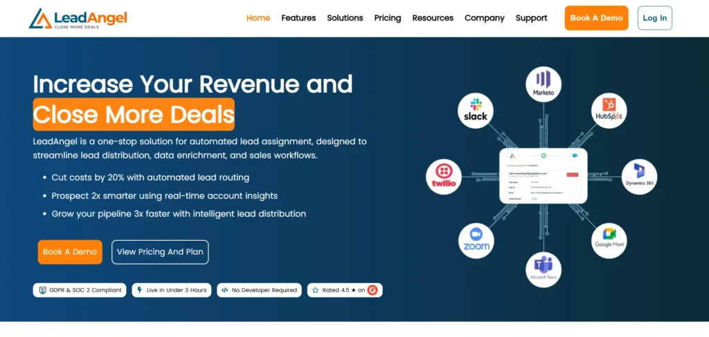 sales automation tool - LeadAngel
