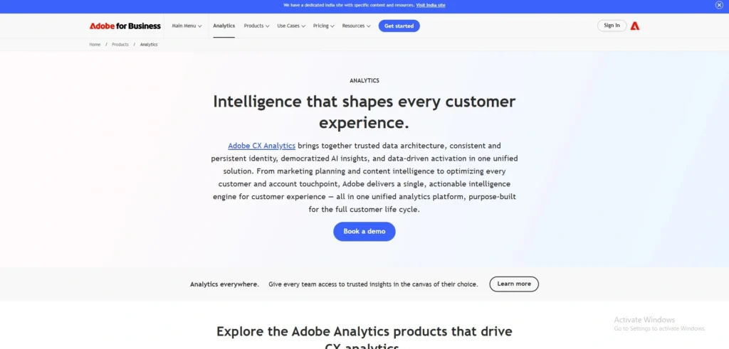 Ecommerce Analytics Tool-Adobe Analytics