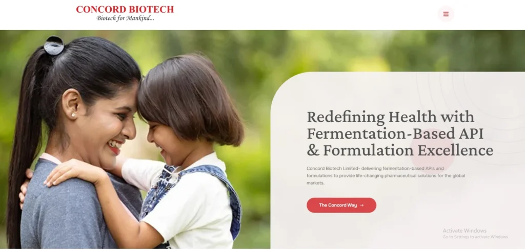 Manufacturing Companies in Ahmedabad-Concord Biotech