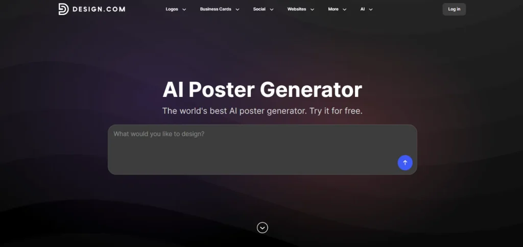 Design.com -AI tool for poster making