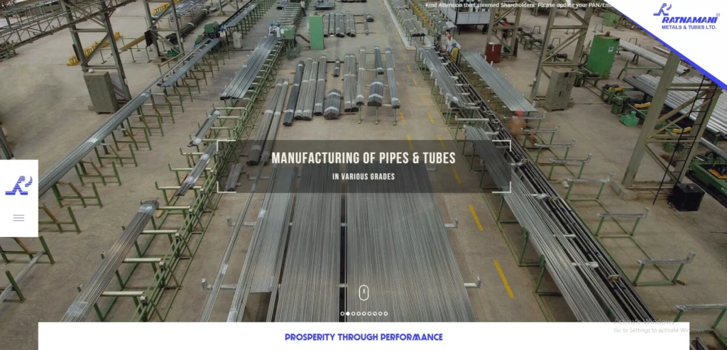 Manufacturing Companies in Ahmedabad-Ra‍tnamani Metals & T​ubes‌