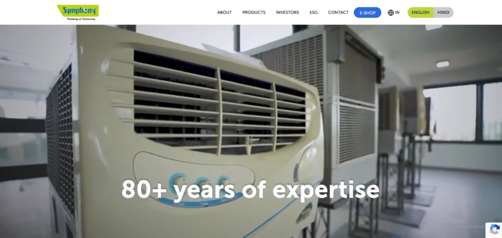 Manufacturing Companies in Ahmedabad-Symphony Limited