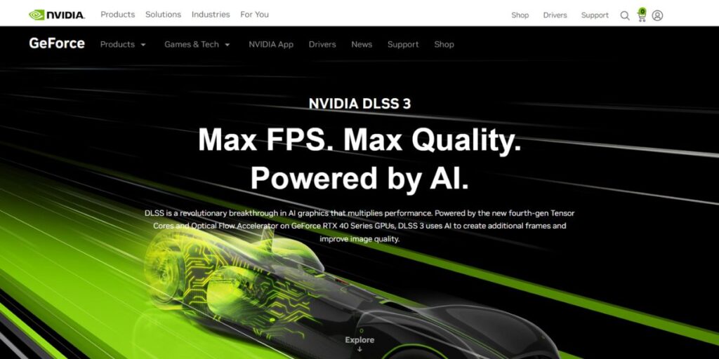 AI Tools for Game Developers - NVIDIA DLSS