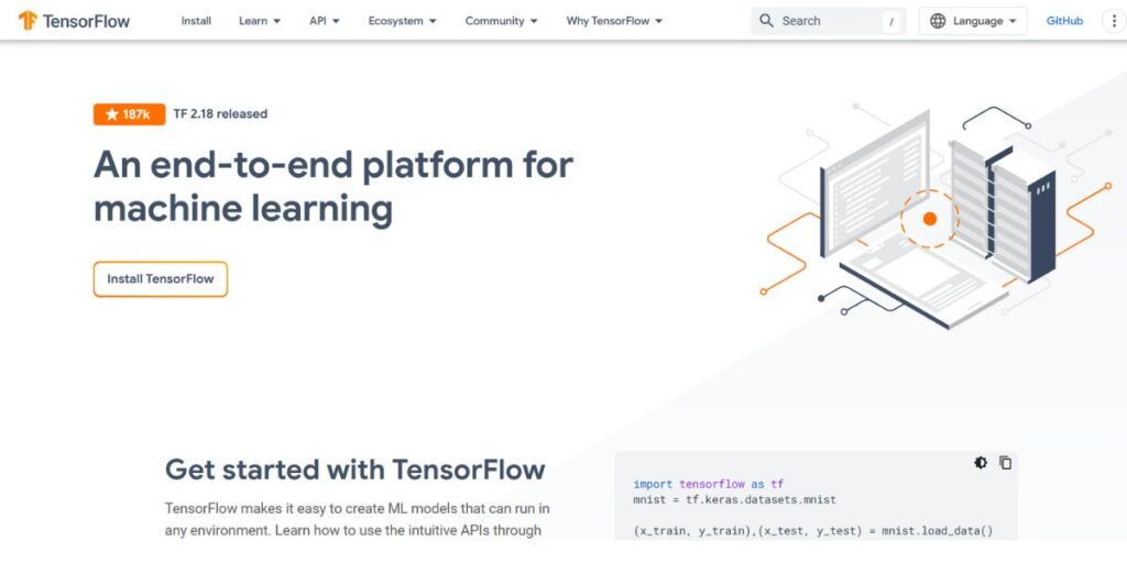 AI Tools for Game Developers - TensorFlow