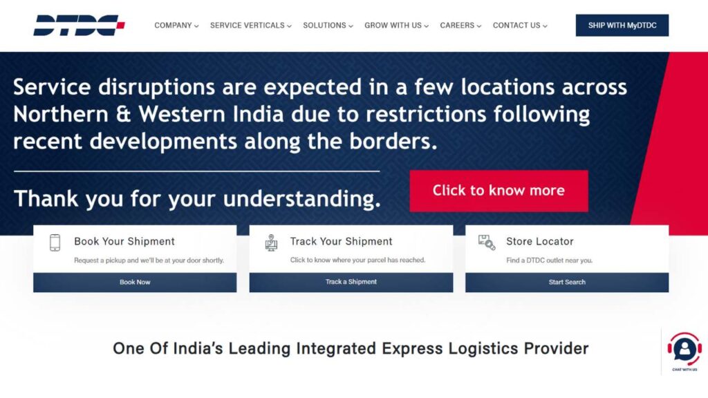 DTDC Courier Franchise Cost