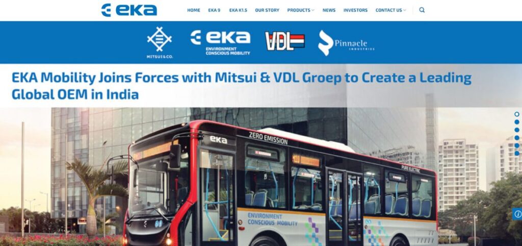 Eka Mobility - Top Electric Bus Manufacturers in India