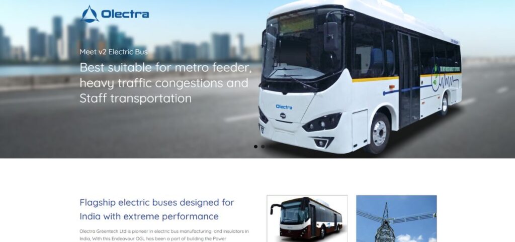 Olectra Greentech - Top Electric Bus Manufacturers in India