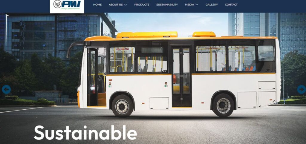 PMI Electro Mobility - Top Electric Bus Manufacturers in India