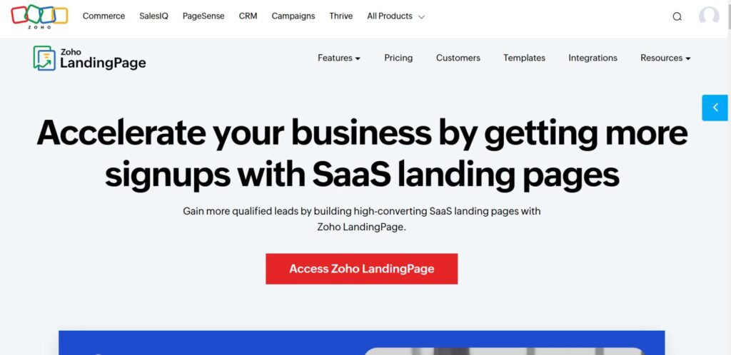 SaaS Landing Pages