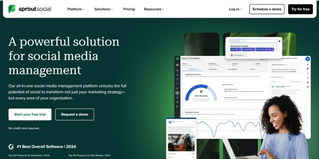 Social Media Monitoring Tools - Sprout Social