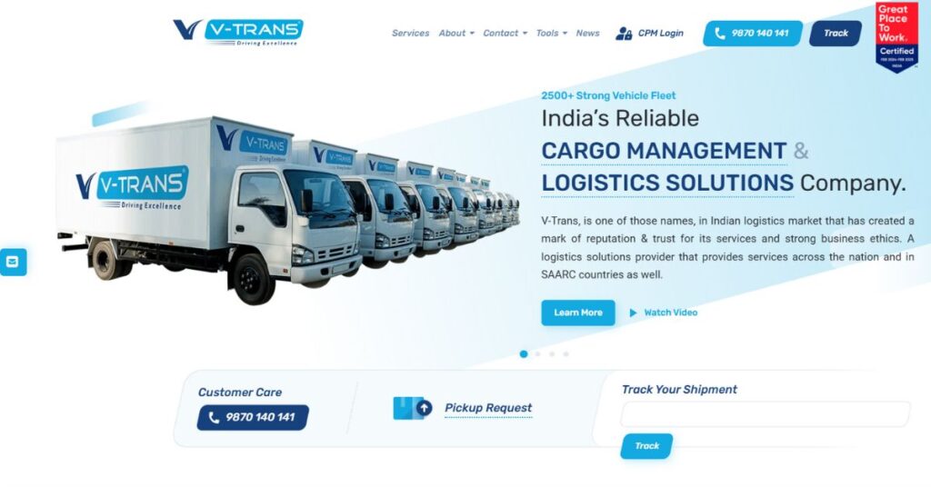 V-Trans Logistics - Top Logistics Companies in Mumbai