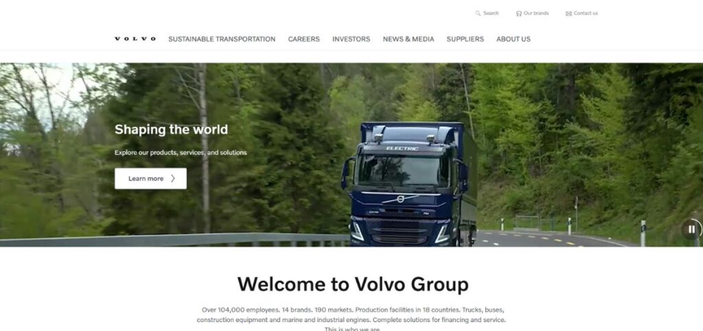 Volvo Group - Top Electric Bus Manufacturers in India