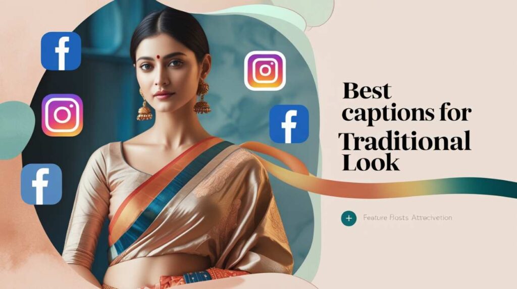 Best Captions for Traditional Look for Girl