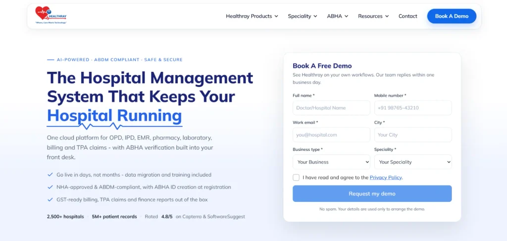 Healthray - Hospital Management Software
