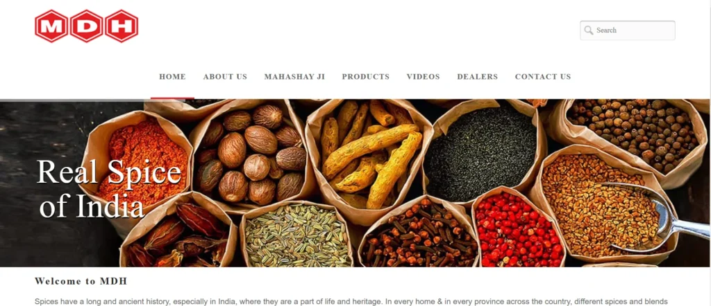 Spices Manufacturer in India - MDH Spices